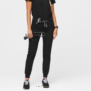 FIGS Black Zamora Jogger Scrub Pants